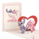 thumbnail image 1 of Tarjeta de felicitación Lovepop para el Día de San Valentín 3D de Disney Lilo Stitch, 1 of 6