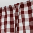 thumbnail image 5 of XmhyTop Rideaux à Carreaux Rouges et Blancs Style Ferme Thermiques Isolés Ajustables pour Petite Fenêtre (31 Pouces x 55 Pouces, Rouge), 5 of 5