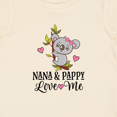 thumbnail image 4 of Inktastic Nana and Pappy Grandchild Koala Girls Baby T-Shirt, 4 of 5