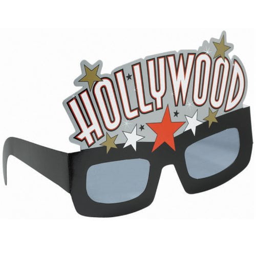 Hollywood Star Paper Glasses Party Accessory