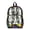 Soccer Star Splatter, variant on COEQINE Large Clear Backpack 17 Inch Transparent Bookbag for Boys Girls, Heavy Duty PVC Polyester Backpack for Work Travel, Stylish Daypack for Stadium, 3D Football Soccer Ball Blue