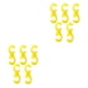 thumbnail image 3 of Naiovety Paquete de 5 accesorios para bicicletas, accesorios para bicicletas, líneas de almacenamiento, colectores de cables, tubos, Amarillo 2piezas, 3 of 6