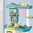 thumbnail image 4 of Juego De Juguetes De Cocina, Ejercicio Práctico, Capacidad Ergonómica, 51 Piezas, Juego De Cocina Para Niños, Respetuoso Con El Medio Ambiente Para El Hogar Para Niños, 4 of 7