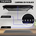 thumbnail image 2 of Campana CB-76-BLACK SUPRA Campana CB-76-BLACK 76 cm Negro, 2 of 8