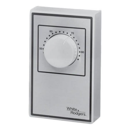 Electric Line Voltage Thermostat - White-Rodgers 1A65W-641 Line Voltage Wall Mechanical Thermostat