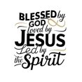 thumbnail image 2 of Local[Inspirational T-Shirt] Comfort Plus Size Women's T-Shirt | Short Sleeve, Round Neck, Inspirational "Blessed by God" Print, Machine Washable, Smooth Fabric | All-Season Casual Wear, 2 of 7