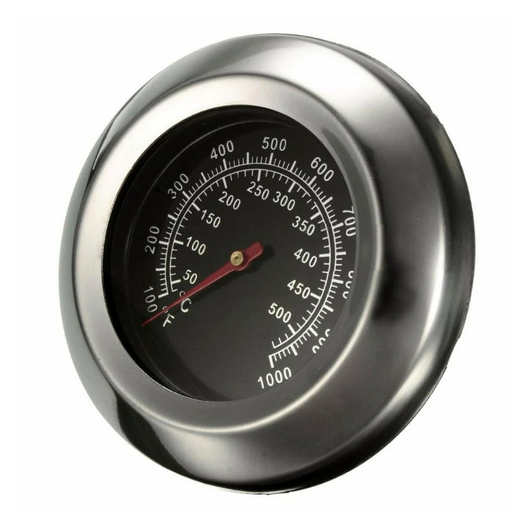 GasSaf 3 BBQ Temperature Gauge Thermometer Replacement for Master Forge,  Cuisinart, Backyard, Uniflame and Other Gas Grill, Stainless Steel High