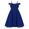thumbnail image 3 of CHICTRY Juniors Grandes Filles Off-the-Shoulder Bal Cocktail Soirée Robe Perles Brillantes Robe de Fête d'Anniversaire Rose 8, 3 of 6