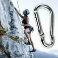 thumbnail image 3 of 20 Pack Carabiner Sp Snap Multipurpose for Home Hiking Fishing Traveling, 3 of 7