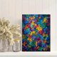 thumbnail image 2 of Qisvanset 12x16 Inch Black Dog in Jungle Canvas Painting Wall Art, 2 of 5