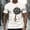 White, variant on Short Sleeve Men'S Graphic T-Shirts Pull-On Blue Crew Neck Nautical Tops Modern Vintage Compass Graphic Prints T-Shirts Blue,Xxl