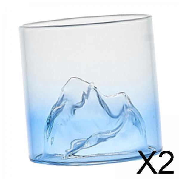 Vasos para vino,Copa de Whisky Vaso Montaña,Vasos de vino,tazas de té,hechos a mano,transparentes,para bebidas,Copa de vino Copas de champán Copa de cóctel,Tazas para