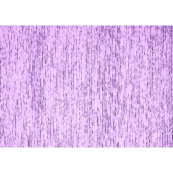 Ahgly Company Indoor Rectangle Solid Purple Modern Area Rugs, 7' x 10'