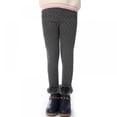 thumbnail image 6 of SYNPOS 2 Pack Girls Cotton Fleece Lined Warm Leggings Stretchy for Winter 2-13 Years, 6 of 8