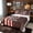 Red Brown D, variant on meiyoeat Football Rugby Twin Sheets for Men, Cartoon Letter J Bedding for Man, Brown Red, 3 Pieces, 1 Flat Sheet, 1 Fitted Sheet and 1 Pillowcase