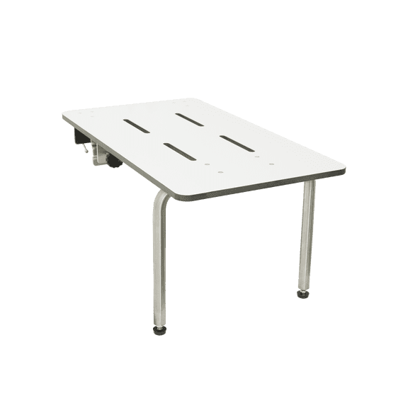 Seachrome 26.5-inch x 15-inch White Phenolic Portable Tub Seat For Adults