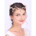 thumbnail image 2 of Bridal Crystal Tiara Crown Rhinestone Headband with Teardrop Diamond-Studded Leaf Hair Vine for Wedding Prom Party Hair Jewelry for Women and Girls, 2 of 7
