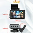 thumbnail image 3 of Tgbvmt 4K Dash Cam Front and 2K Rear HD Camera with Night Vision 3 Inch Display, WIFI Mobile Phone Interconnection, Wide Angle Lens and Parking Monitoring for Complete Road Protection, 3 of 8