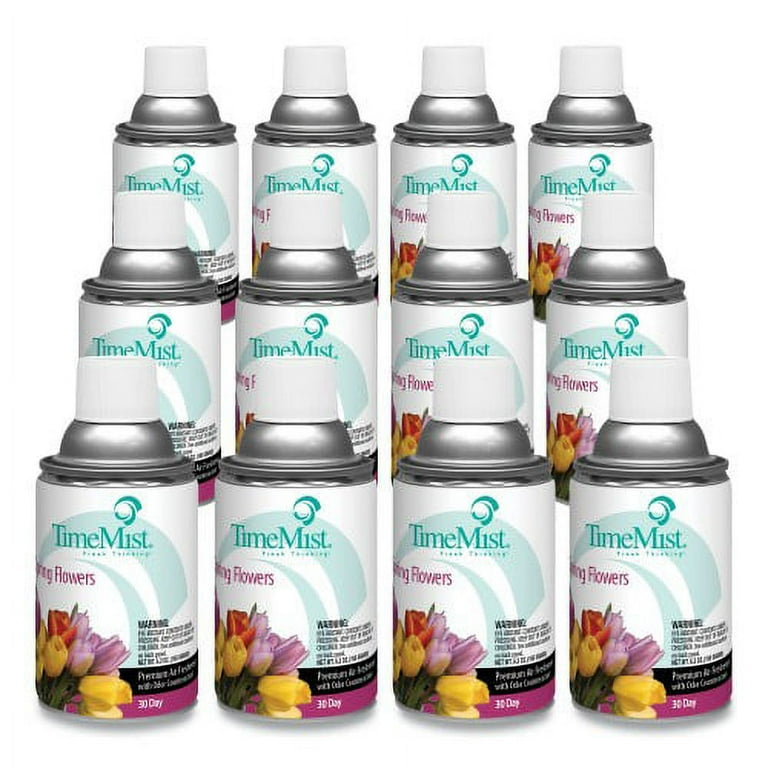 Premium Metered Air Freshener Refill, Spring Flowers, 5.3 oz Aerosol Spray, 12/Carton Premium Metered Air Freshener Refill, Spring Flowers, 5.3 oz Aerosol Spray, 12/Carton