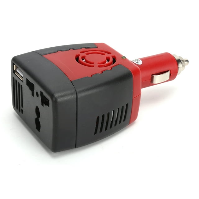 Adaptador De Cargador De Automóviles, Inversor De Automóviles Universal Diseño De Socket Corrección De Onda Sinusoidal Para Dispositivos Digitales Para Teléfonos Móviles Para