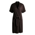 thumbnail image 1 of Richie House Short Kimono Robe Women's Sleeve Cotton Bathrobe Party Dressing Gown Sleepwear RHW2753-7-L, 1 of 3