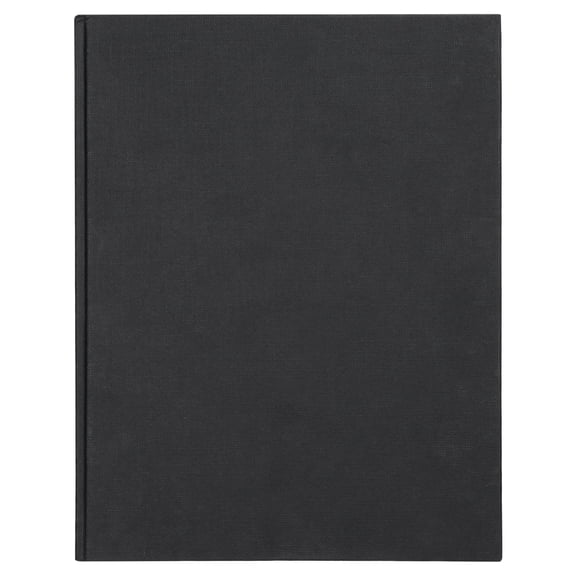 Pen+Gear Mixed Media Sketch Book, 8.5 in x 11 in, Perforated, 80 Sheets, Black