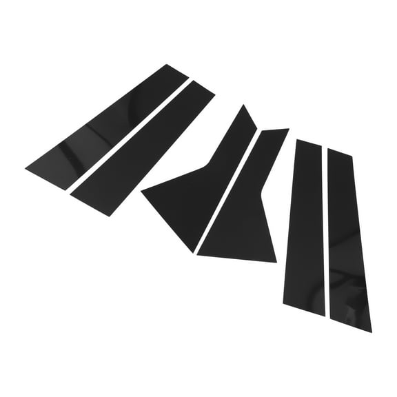 Unique Bargains 6 Pcs Door Pillar Window Trim for Kia Sportage 2023-2024 Black
