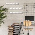 thumbnail image 5 of 3 Pack Business Card Holder Wall Mount Clear Acrylic Multiple Business Card Holder Display Marketing Sticker Display for Home Office Retail, 12 Pockets in Total, Each Holds 30-50 Cards, 5 of 7