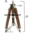 thumbnail image 2 of Nauticalmart Wooden Tripod Table Lamp for Living Room, Home Decor (Shade Not Included), 2 of 5