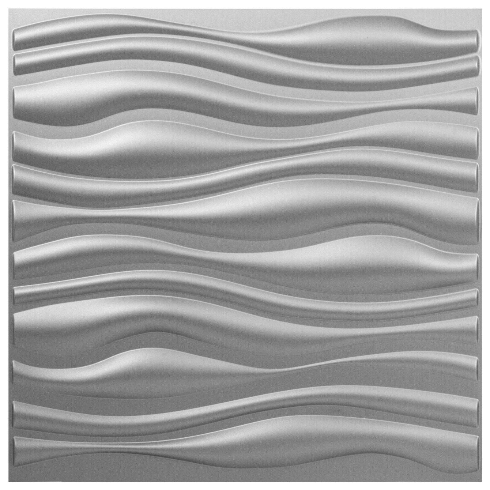 VEVOR 13 Pack 3D PVC Wave Panels for Interior Wall Decor