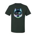 thumbnail image 2 of Wild Bobby, Funny Wolf on Sunglasses, Animal Lover, Men Graphic Tees, Forest Green, 5XL, 2 of 3