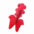 thumbnail image 3 of Realistic Artificial Red Goldfish Aquarium Floating Decor Soft Silicone Fish Tank Ornament, 3 of 9
