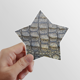 thumbnail image 1 of Diseño abstracto de cuero de cocodrilo Estrella calcomanías impermeables,vinilo,casco de coche, 1 of 1