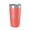 Coral, variant on Tims Ford Lake Map Tumbler Travel Mug Insulated Laser Engraved Coffee Cup Tennessee 20 oz Red
