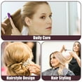 thumbnail image 3 of Unique Bargains Nylon Teasing Brush Three Row Salons Teasing Brush for Styling Backcombing Purple 8.86' Length, 3 of 7