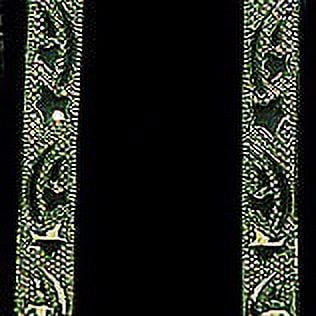 The Ribbon People Green and Gold Galaxy Wired Craft Ribbon 2.5" x 20 Yards