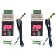 thumbnail image 1 of 2X Termostato de Riel Din con -40-110 ℃ Conveniente Salida de 2 Vías Controlador de Alarma de Temperatura Salida 7A/250VAC, 1 of 5