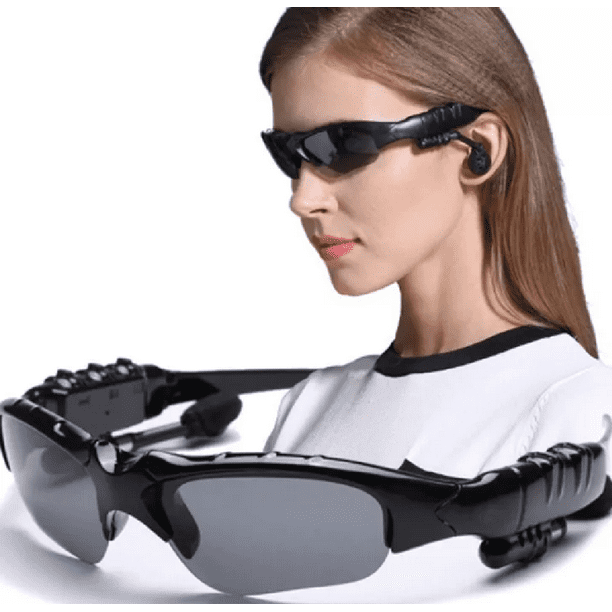 Lentes De Sol Bluetooth Manos Libres Audifonos Inalambricos Negro