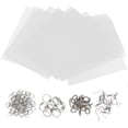 thumbnail image 1 of Juego de 145 Hojas Termorretráctiles, Dinks de Plástico Retráctiles con 20 Papeles de Película Retráctil, Tarjeta de Arte Transparente Retráctil con 125 Accesorios de Niños, 1 of 3