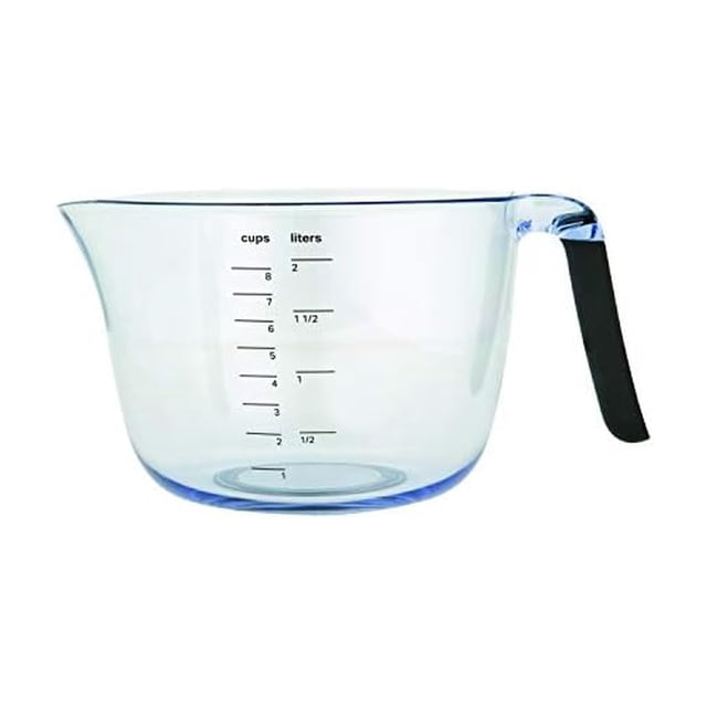 Bol para masa KitchenAid universal de plástico, 1,9 L, ónix negro