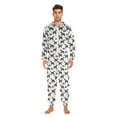 thumbnail image 5 of Adult Christmas Onesie Bernese Mountain Dog Zipper One-Piece Pajamas Unisex with Pockets, 5 of 6