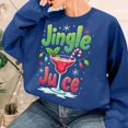 thumbnail image 4 of Chandail à Capuchon Jingle Juice pour Femmes, Décontracté, à Thème de Noël, Col Rond, Manches Longues, Chandail Molletonné, 4 of 4