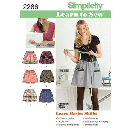 Simplicity Pattern Misses' Skirts/Pants, (6, 8, 10, 12, 14, 16, 18 ...