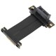 thumbnail image 4 of Câble d'extension PCIE 4.0 X1 double angle droit à 90 degrés pour carte son Wi-Fi 20 cm, 4 of 4