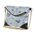 thumbnail image 2 of Versatile Women's Clutch - Waterproof PU Leather with Magnetic Closure and Detachable Strap Exquisite Blue Peony Design, 2 of 7