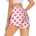 thumbnail image 3 of Bixox Women's Pig Noses pattern 2 in 1 Running Shorts - Lightweight Athletic Workout Gym Yoga Shorts Liner with Pockets - XX-Large, 3 of 7