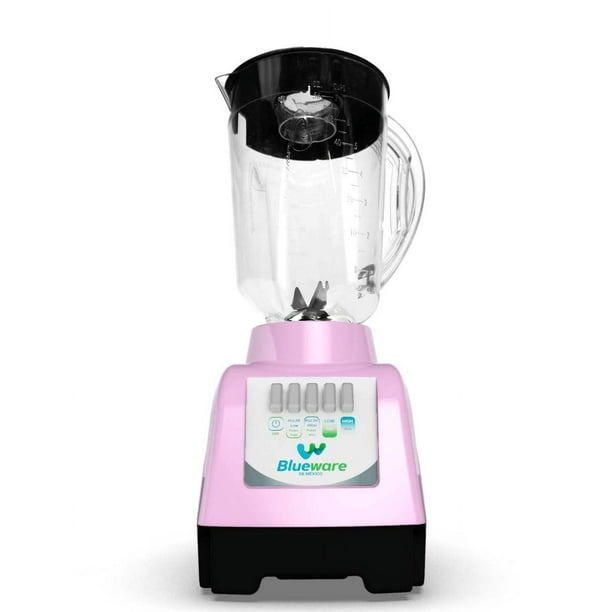 Licuadora Blueware 550 Watts Vaso Plastico 1.6 Lts Rosa