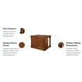 thumbnail image 6 of Homestyles Aspen Wood Kitchen Island in Brown, 6 of 7