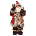 thumbnail image 2 of 2x Santa Claus Doll Standing Ornaments for New Year Home Decor Children Gift perfke Muñeco de Papá Noel, 2 of 9