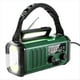 thumbnail image 1 of Radio Meteorológica de Emergencia FM/AM/ de 20000 MAh, Radio de Manivela, Linterna, Energía Solar para Acampar Al Aire Libre, Color Verde., 1 of 5